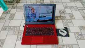 Laptop ASUS Slim + Dual VGA Nvidia Gforce + Ram 4 Gb + Internal 500 Gb