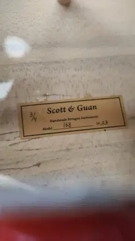 Cello Scott & Guan 3/4 in good condition