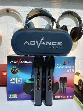 SPEAKER KARAOKE BLUETOOTH ADVANCE V18