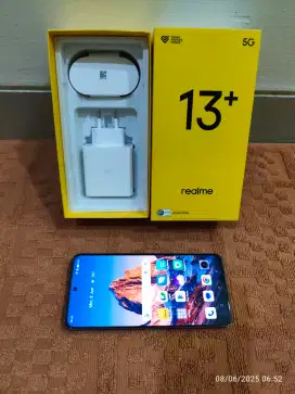 Realme 13+ 5G 12/256 Fullset ori segel mulus garansi ON