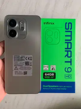 Infinix Smart 9 HD 90Hz 3+3GB 64GB 5000MAH 100% Mulus Baru 1bln BS TT