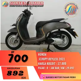 SCOOPY KEYLESS 2021 FREE ONGKIR PENGIRIMAN