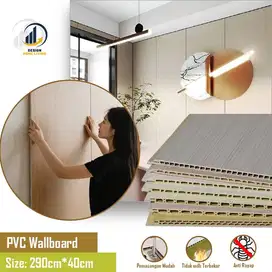 PVC Wallboard Dinding Indoor / PVC Walboard Ukuran 40*290cm