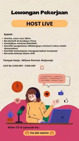 Host Live Admin Online