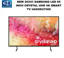 NEW 2024!! SAMSUNG LED 65 INCH CRYSTAL UHD 4K SMART TV UA65DU7000