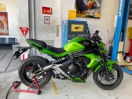 Er6N 650cc moge naked bike kawasaki er6 FULLPAPER, Plat D bandung kota