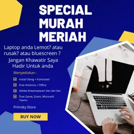 Jasa Service dan instalsi laptop, komputer, cctv, jaringan dan support