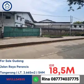 Dijual Gudang  di Kosambi Tangerang