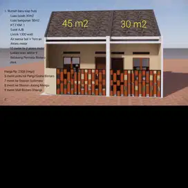 Rumah baru Lt 30 m2 Lb 30 m2 belakang Permata  Bintaro Jaya sek - 9