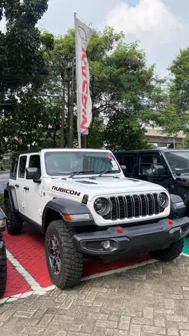 Jeep Wrangler Rubicon 2025 White on Black Ready