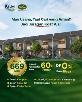 Dijual Rumah Model Rumah Kos, New Palm Jababeka
