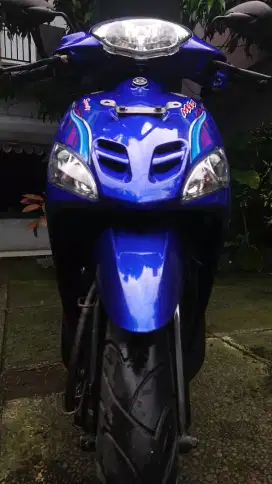 mio sporty 2007 biru restorasi