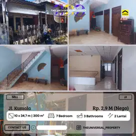 Dijual Rumah 2LT Poros Kumala Strategis Dalam Kota Harga Nego JJ