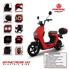 SEPEDA LISTRIK PASIFIC SYNCROSS 1.0 MURAH BERGARANSI