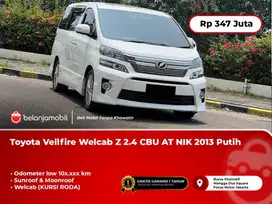 [ WELCAB ] Toyota Vellfire Welcab Z 2.4 CBU AT Putih 2013/2014