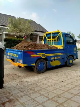 Jasa angkut & buang brangkal puing barangkal sampah daun prabotan dll