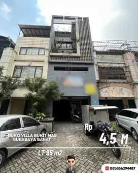 Ruko 4 Lantai Siap Pakai di Villa Bukit Mas Surabaya