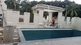 Jasa perawatan/pembikinan kolam renang,untuk menghiasi rumah ibu/bapak