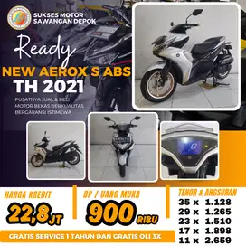 PROMO YAMAHA AEROX NEW S ABS TAHUN 2021 CASH KREDIT BERGARANSI