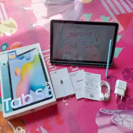 Samsung Tab S6 Lite Snapdragon Fullset ORI SEIN mulus like new