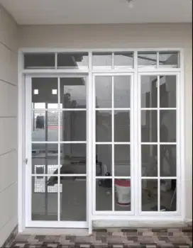 Kusen Aluminium pintu jendela kaca