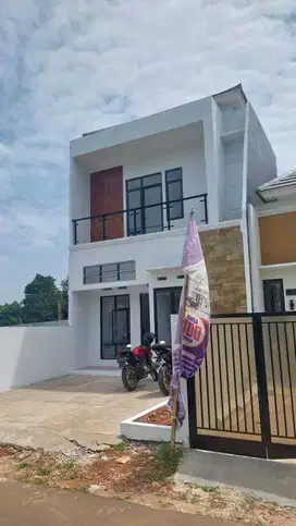 Rumah Murah Konsep Bali Harga 2 Lantai di Cilodong Kota Depok