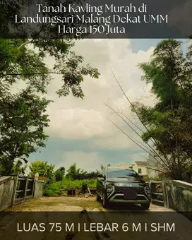 Tanah Murah di Klandungan Landungsari Dekat UMM Malang