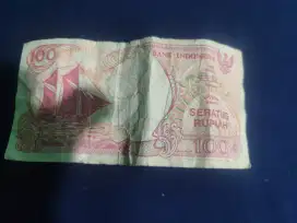 Uang lama 100 rupiah th 1999