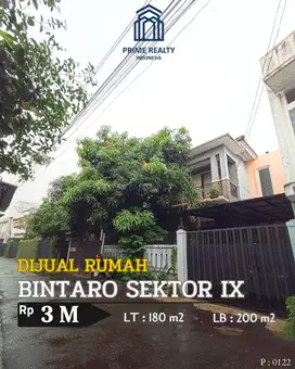 Dijual Rumah Siap Huni 2 Lantai di Bintaro Sektor 9