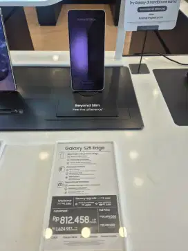 SAMSUNG S25 EDGE 5G RAM 12/512 FREE CASE+HDROGEL GARANSI RESMI 1TH