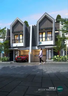 Dijual Rumah 2 Lantai Dekat Stasiun Pondok Rajeg