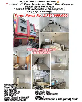 JUAL RUKO JL PAUS