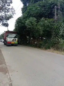 Jual tanah di tepi jalan raya utama Ciangsana gunung putri Bogor