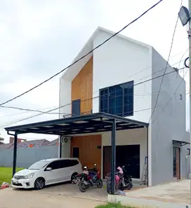 rumah di bojong kulur dekat tol jatiasih, bebas banjir, row jalan 7 m