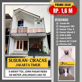 Dijual Rumah 2 Lantai Ciracas Jakarta Timur