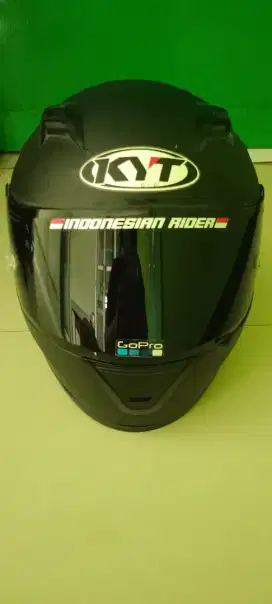 Helm Fullface KYT R10 Black Doff