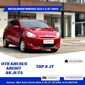 Mitsubishi Mirage GLS 1.2 AT 2014 Merah