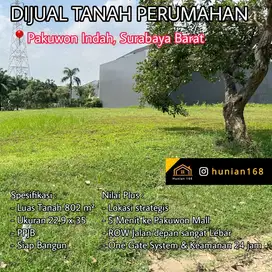 Tanah Kavling Rumah Ritz Imperial Golf Pakuwon Indah Surabaya Barat