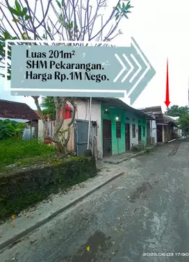 Jual Tanah Bonus Bangunan Kontrakan Area Kota dkt Kampus Akakom