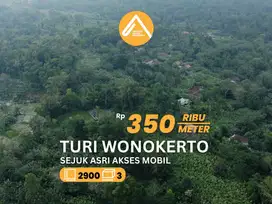 Jual Tanah Turi Wonokerto Udara Sejuk Asri