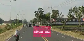 DIJUAL Tanah Strategiss LD 34 mtr, Sltn Gerbang TOL MADIUN