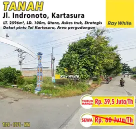 Disewakan Tanah di Jl. Indronoto Kartasura