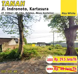 Disewakan Tanah di Jl. Indronoto Kartasura