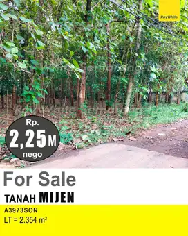 DIJUAL TANAH DI MIJEN A3973