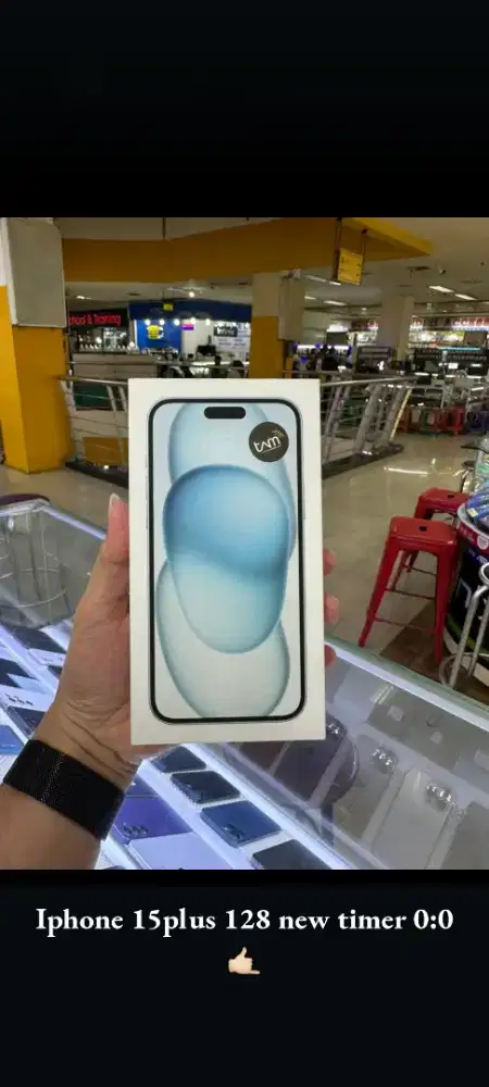 iPHONE 15+ 128GB iBOX BISA KAS & KREDIT BARU GARANSI RESMI iBOX