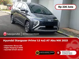 [ PAJAK PANJANG ] Hyundai Stargazer Prime 1.5 4x2 AT Abu NIK 2023/2024