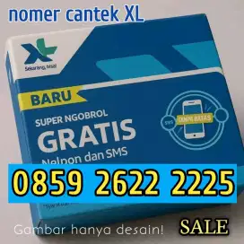 Nomor cantik XL AXIATA 2622222 cantik rapi