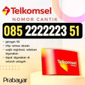 Telkomsel serian hexa 222.222 unik langka