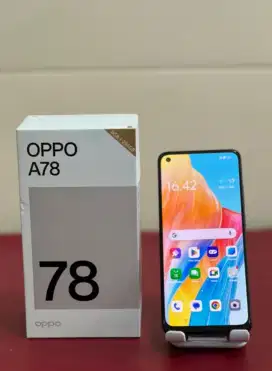 Oppo a78 4G tipe CPH2565ram 8/256 GB lengkap