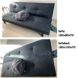 Sofabed biru Heim Studio Oda